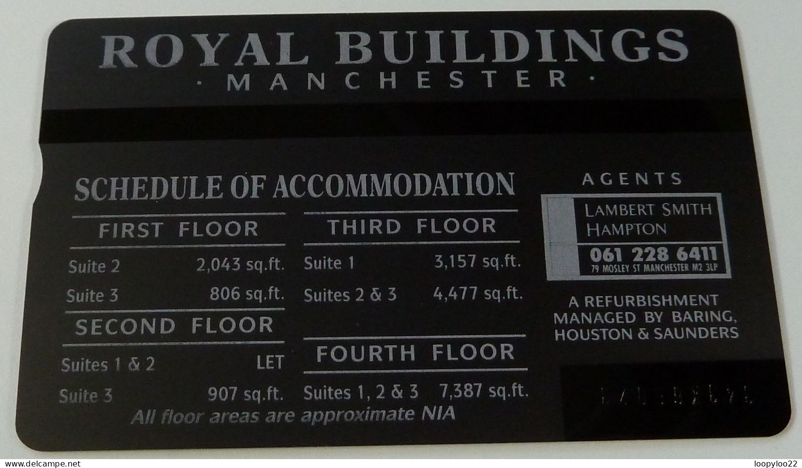 UK - Great Britain - BT & Landis & Gyr - BTP172 - Royal Buildings Manchester - 343K - 1000ex - Mint - BT Privé-uitgaven