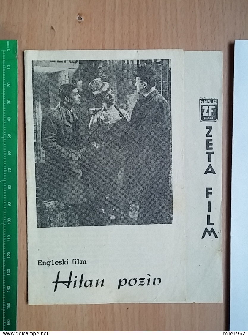 Prog 14 - Vanina Vanini (1963 - Annekathrin Bürger, Reimar J. Baur, Erika Pelikowsky - Publicité Cinématographique