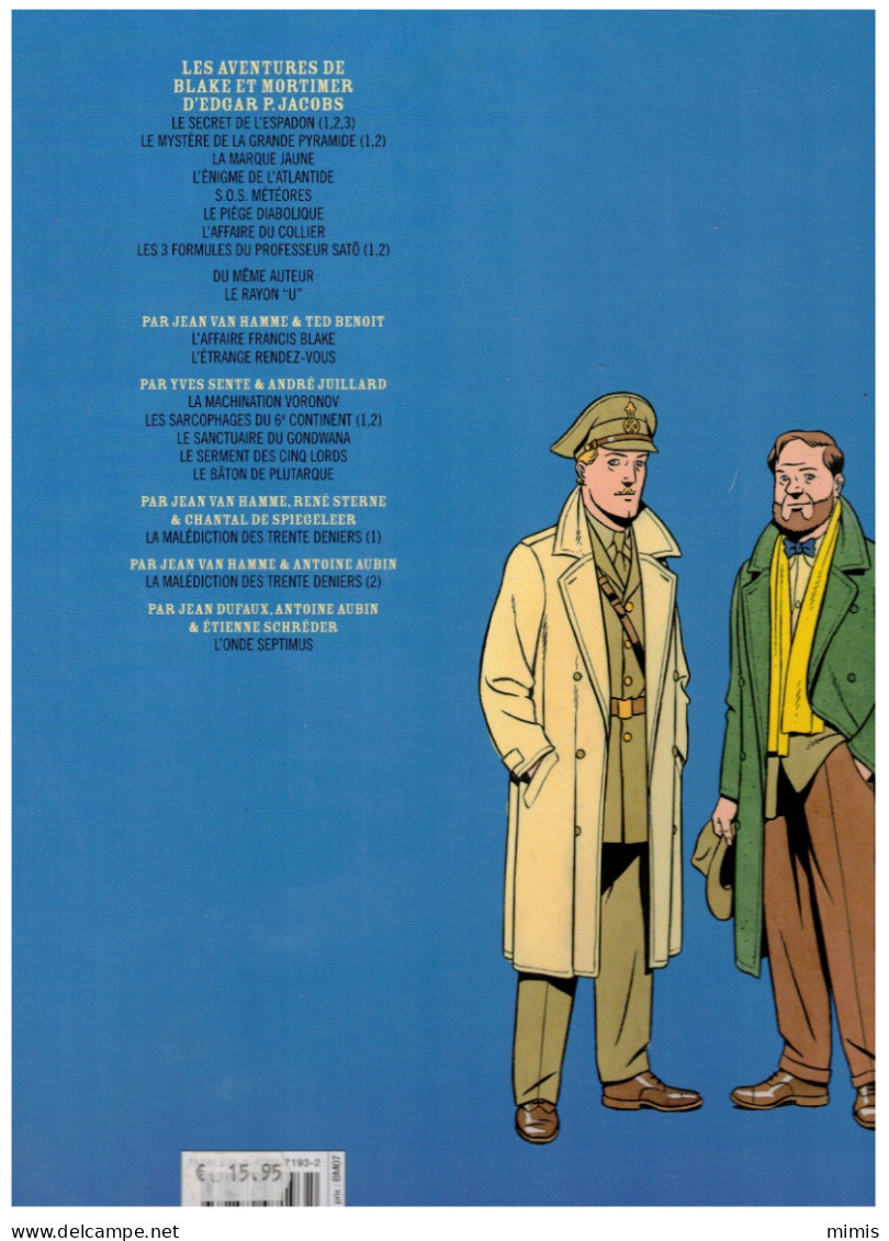 BLAKE ET MORTIMER    Le Bâton De Plutarque     N° 23       E.O.  12/2014 - Blake & Mortimer