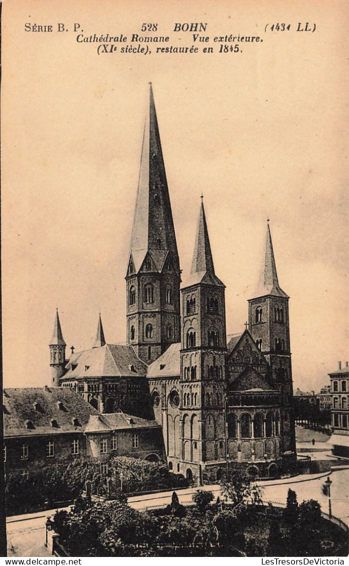 ALLEMAGNE - Bonn - Cathédrale Romane - Vue Extérieure - Carte Postale Ancienne - Bonn