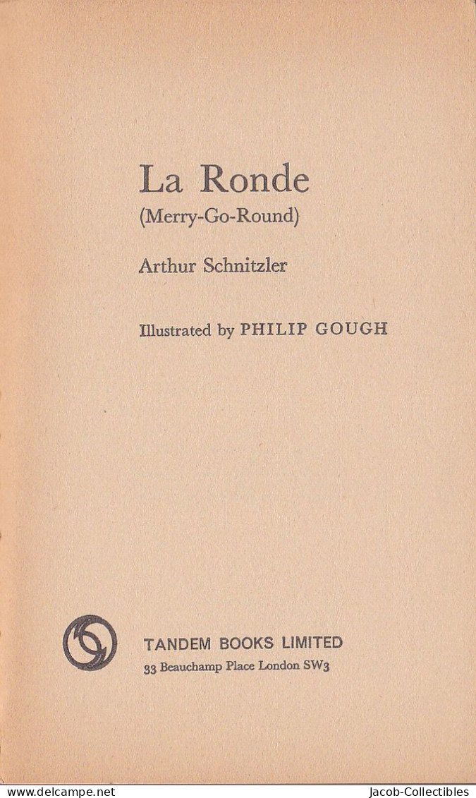 Arthur Schnitzler La Ronde (play) Reigen - Jane Fonda Roger Vadim Philip Gough - Sonstige & Ohne Zuordnung