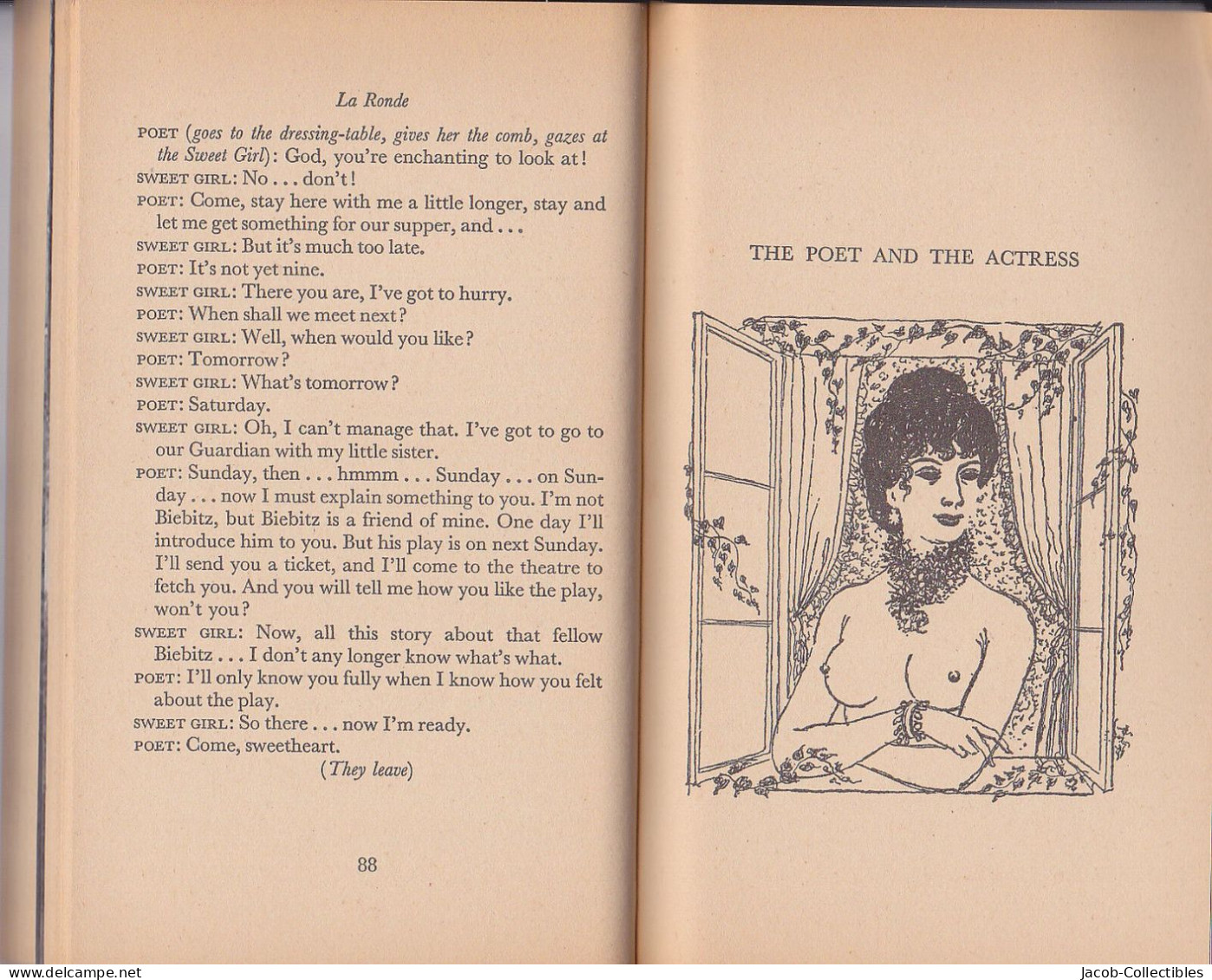 Arthur Schnitzler La Ronde (play) Reigen - Jane Fonda Roger Vadim Philip Gough - Andere & Zonder Classificatie