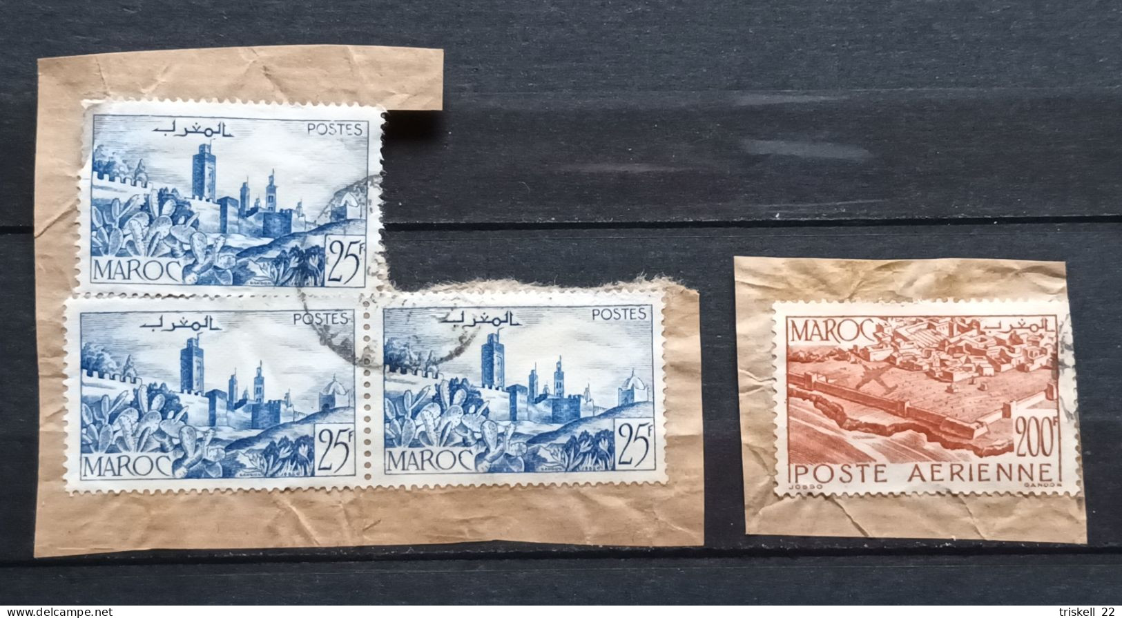 4 Timbres Oblitérés Dont 1 Poste Aérienne - Used Stamps