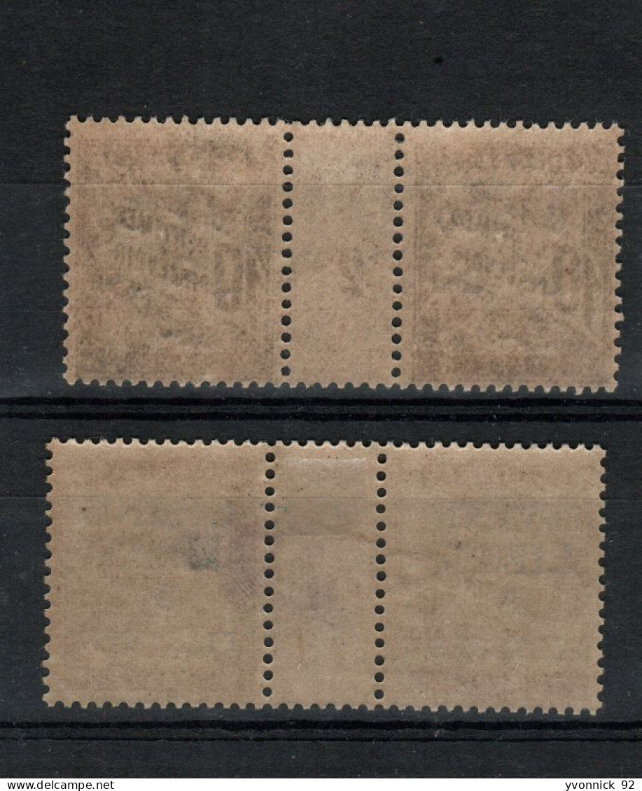 Grand - Liban _ 2 Millésimes Taxe _1922 N°5 +6 A - Timbres-taxe