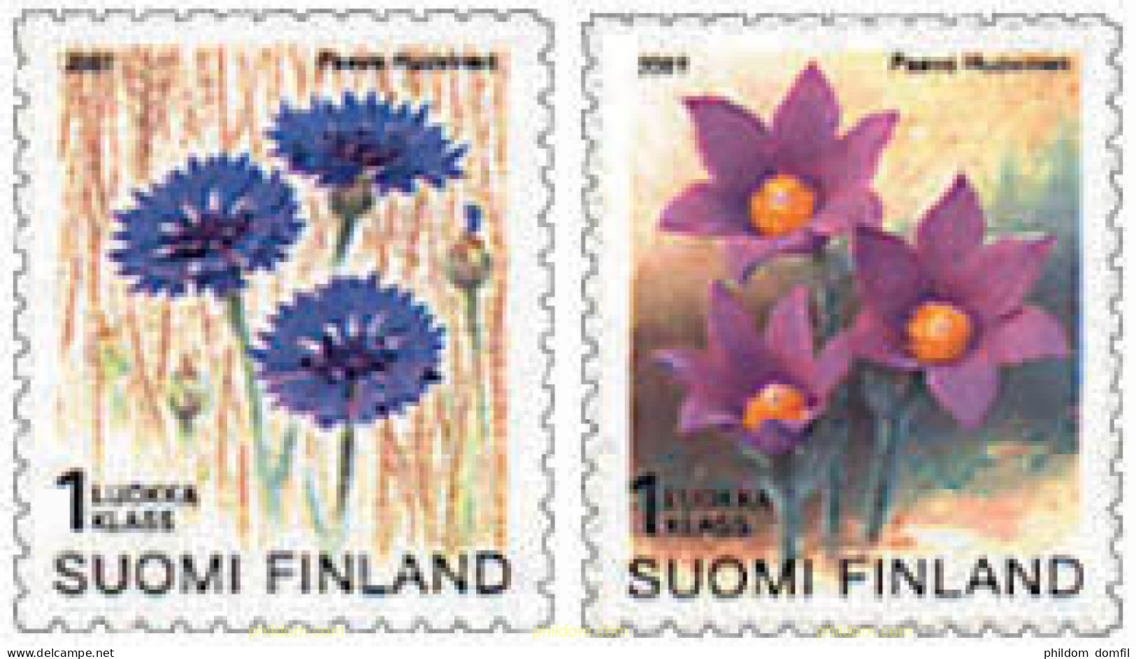 89161 MNH FINLANDIA 2001 FLORA - Neufs