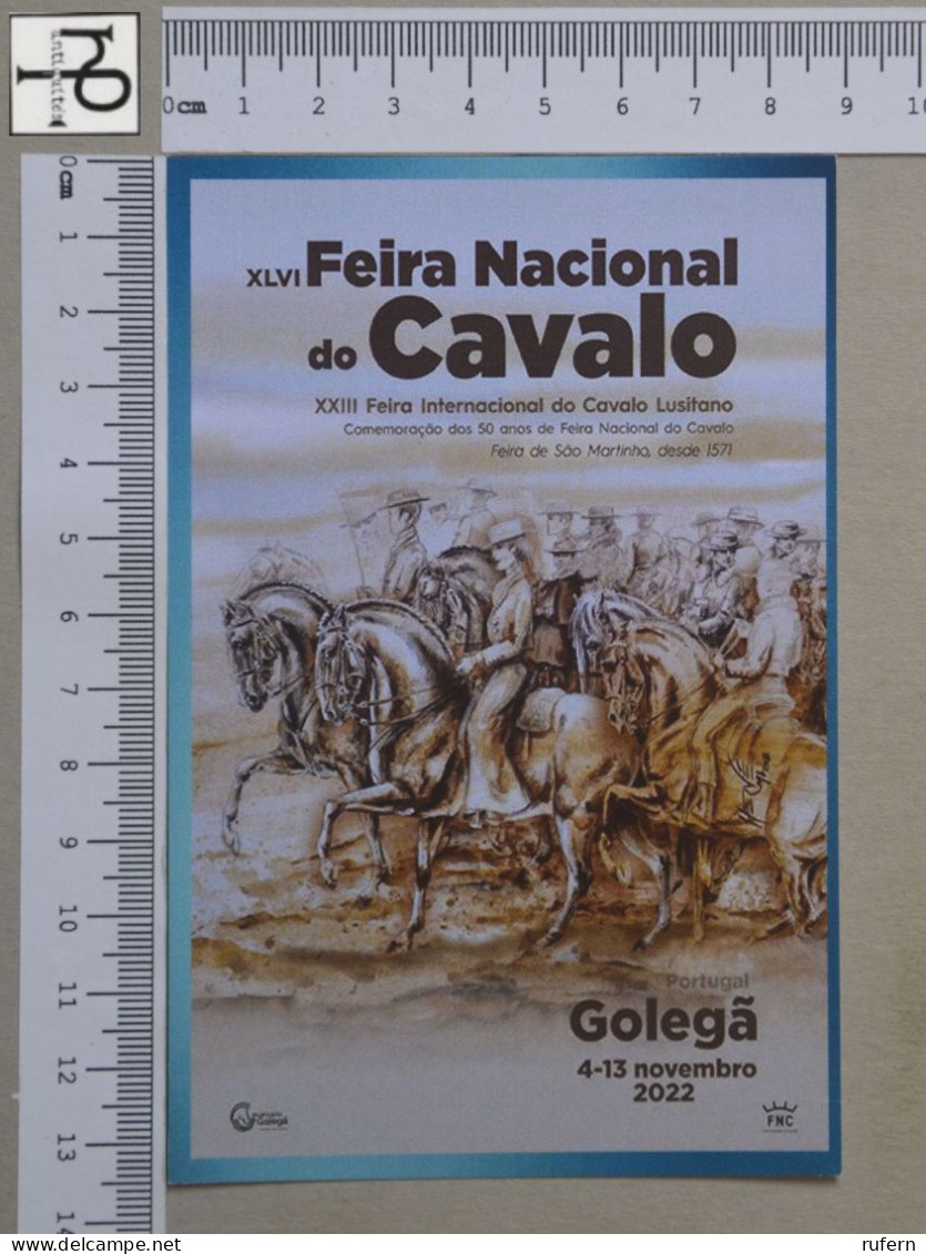 PORTUGAL  - FEIRA DO CAVALO - GOLEGÂ - 2 SCANS  - (Nº57852) - Santarem