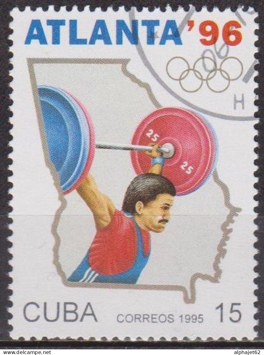 Sports Olympiques - CUBA - Haltérophilie - N° 3462 - 1995 - Oblitérés