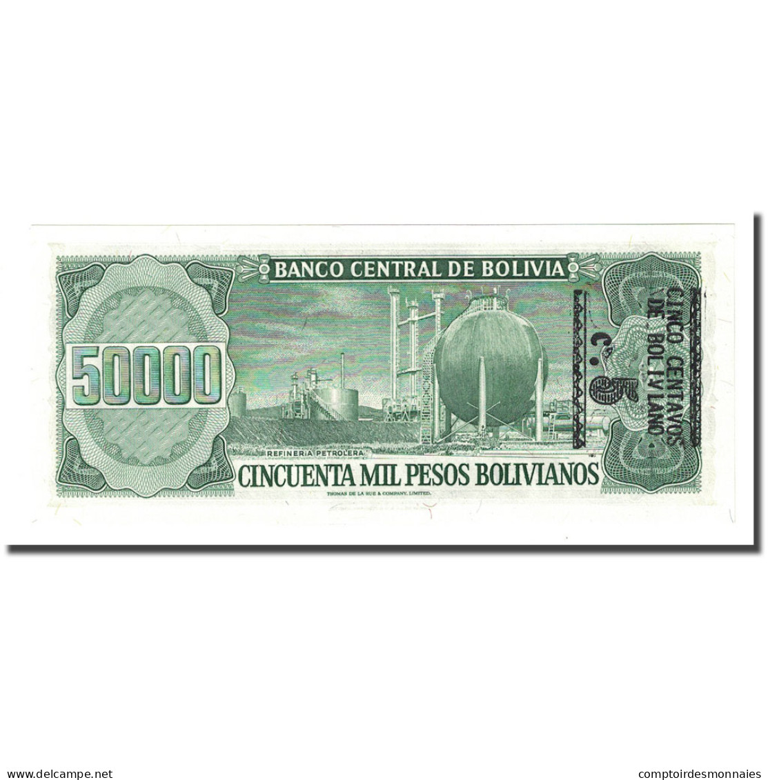 Billet, Bolivie, 50,000 Pesos Bolivianos, D. 1984-06-5, KM:170a, NEUF - Bolivië