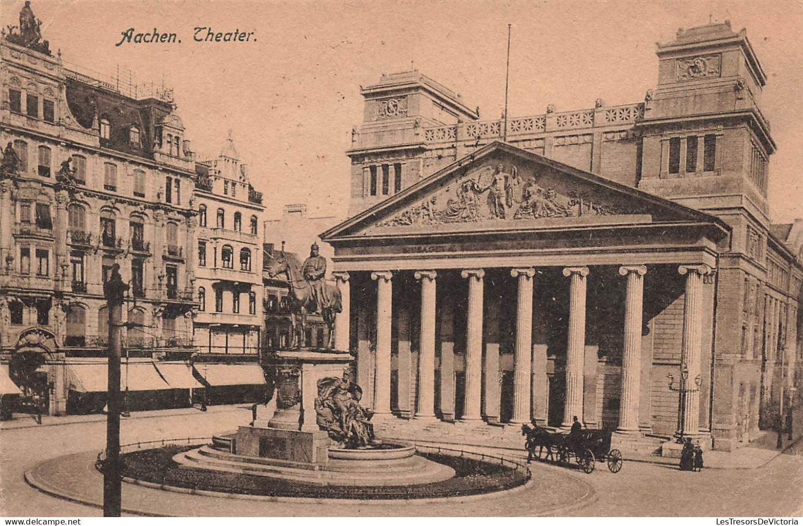 ALLEMAGNE - Aachen - Theater - Carte Postale Ancienne - Aken