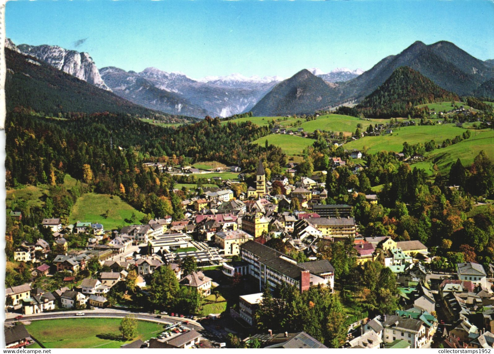 AUSSERLAND, BAD AUSSEE, ARCHITECTURE, MOUNTAIN, CARS, AUSTRIA, POSTCARD - Ausserland