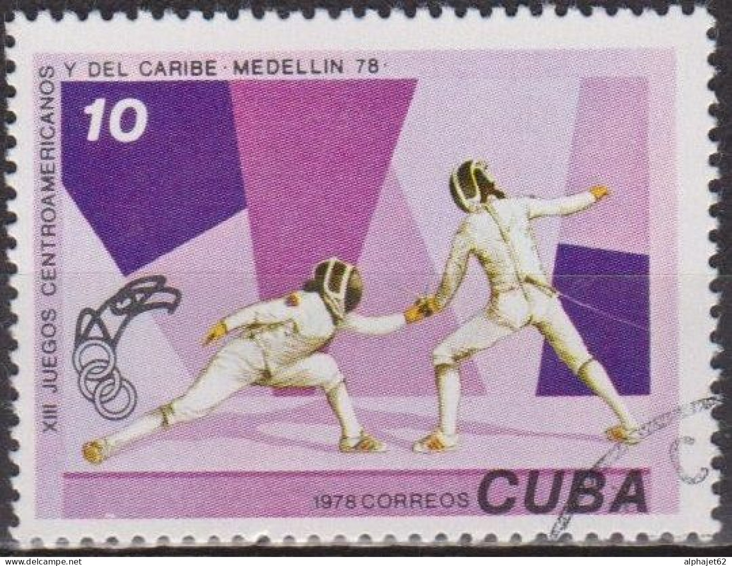 Sport Olympique - CUBA - Escrime - N° 2065 - 1978 - Oblitérés