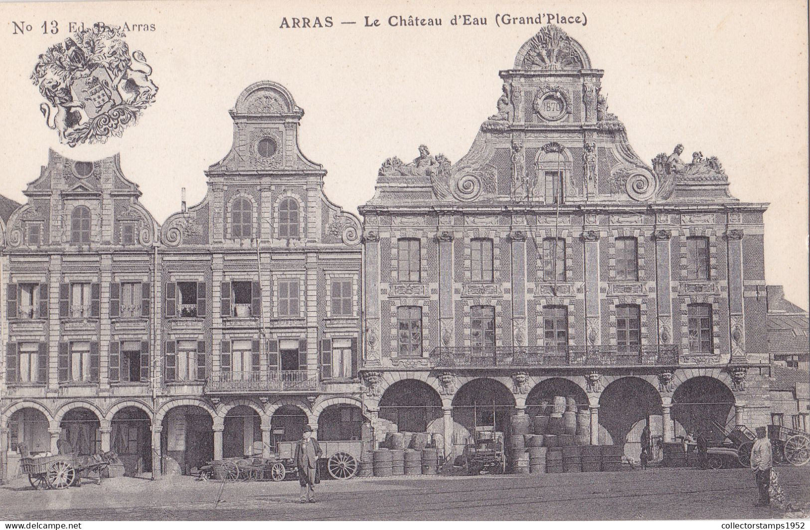 ARRAS Le Chateau D'eau , GRANS PLACE ,    POSTCARD - Water Towers & Wind Turbines