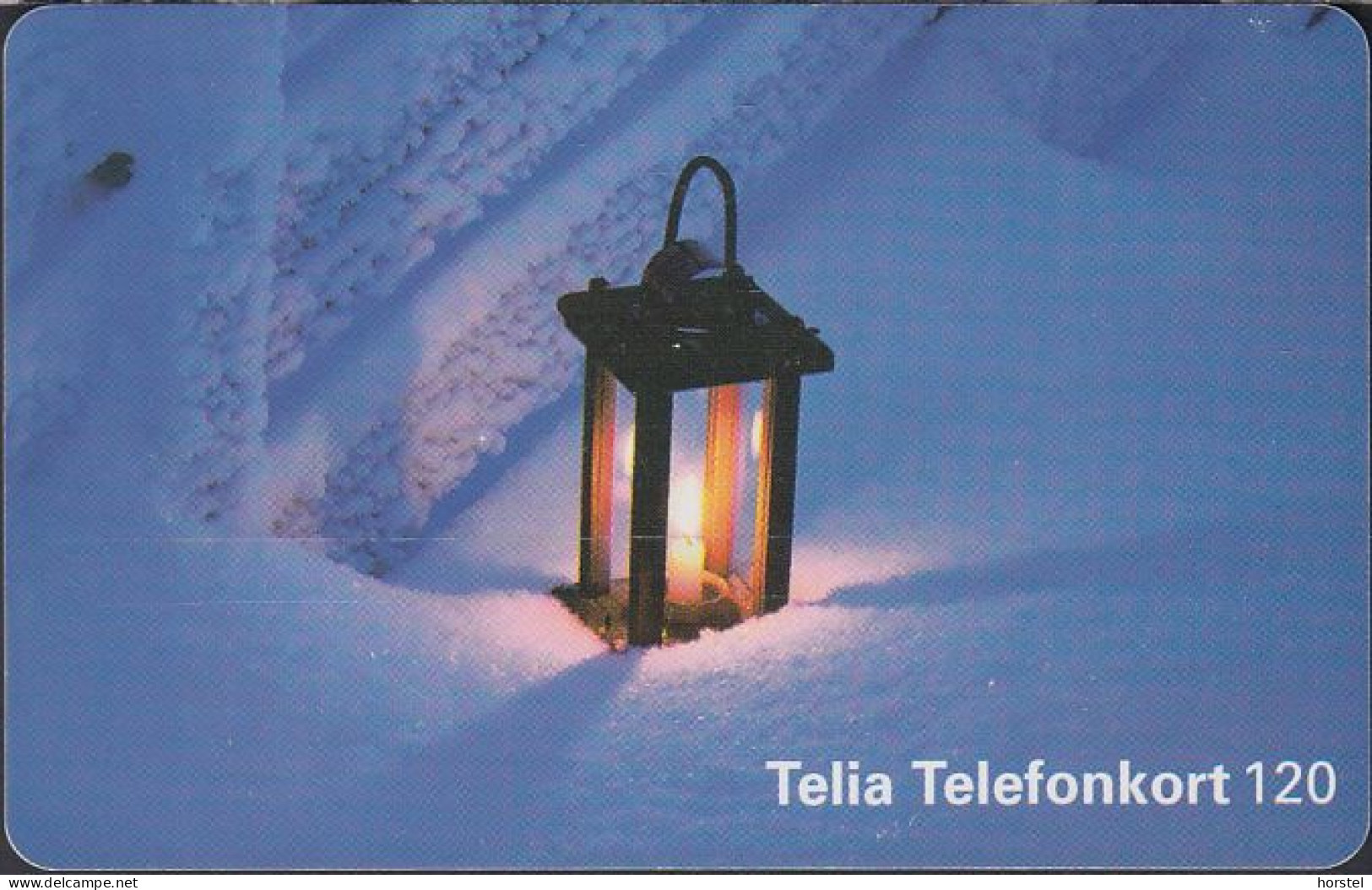 Schweden Chip 278 Lamp In The Snow - Winter Scene (60114/046) - 1756609 - Svezia