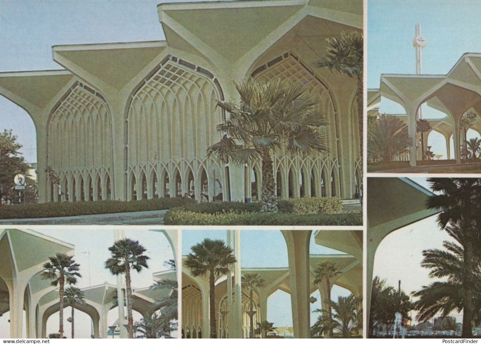 Dhahran Plane Airport Saudi Arabia Rare Arabic Postcard - Arabie Saoudite