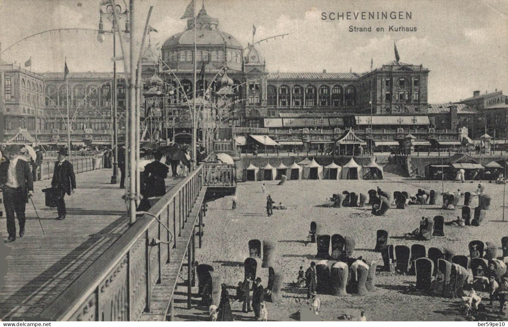 PAYS-BAS  SCHEVENINGEN STRAND EN KURHAUS - Scheveningen