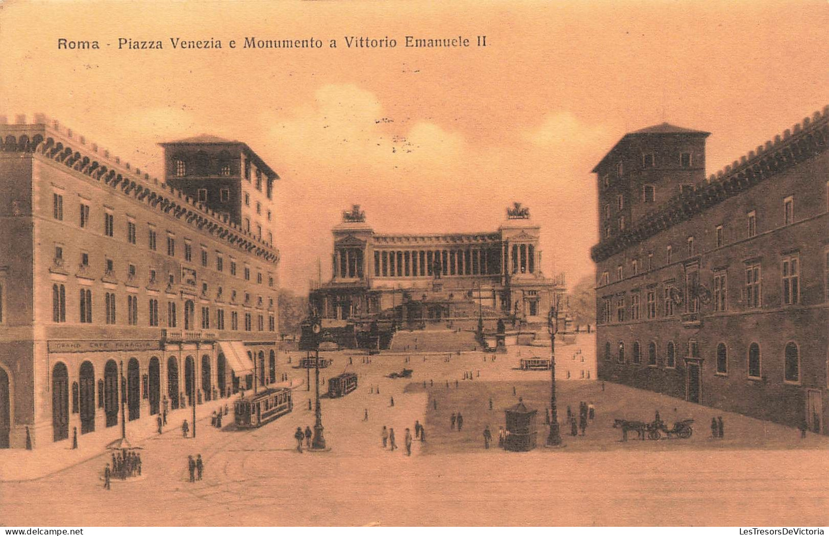 ITALIE - Roma - Piazza Venezia E Monumento A Vittorio Emanuele II - Carte Postale Ancienne - Andere Monumente & Gebäude