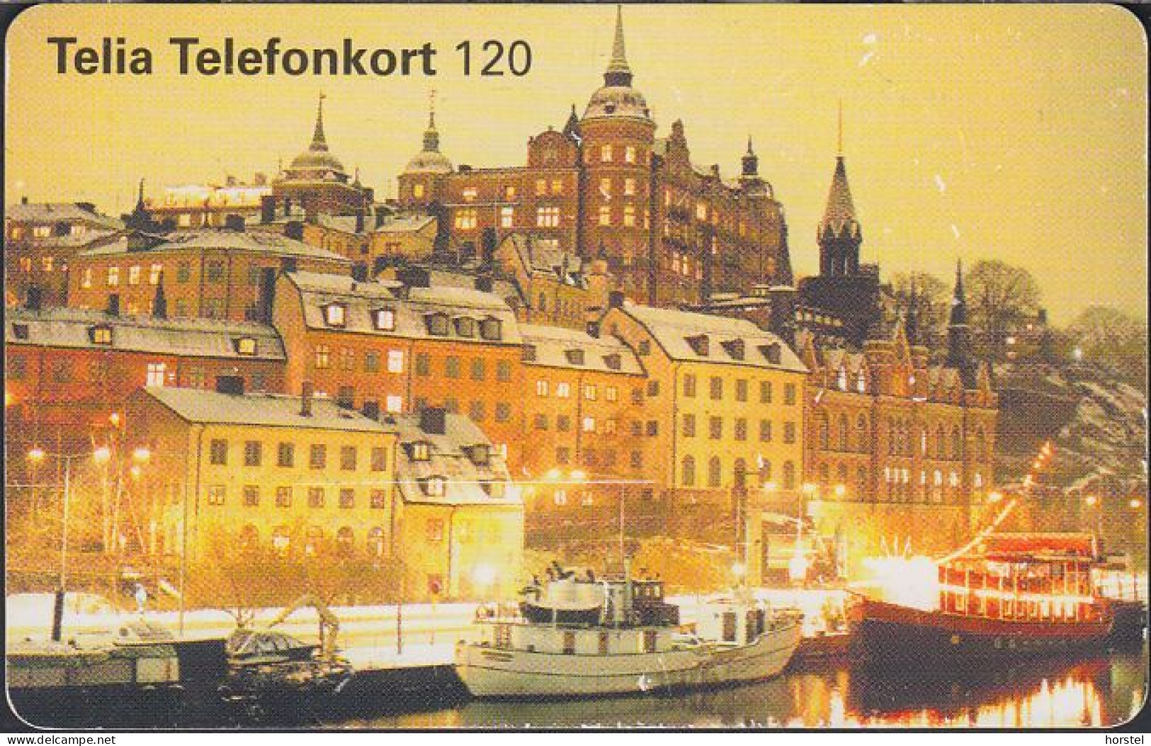 Schweden Chip 314 Stockholm By Night - Hafen (60114/053) - Stamped 32348719 - Suède