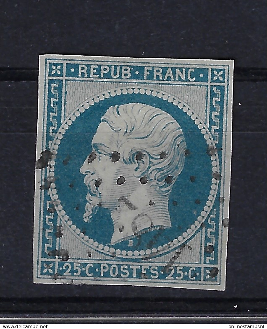 France Yv Nr  10  Oblitéré/cancelled/used - 1852 Luigi-Napoleone