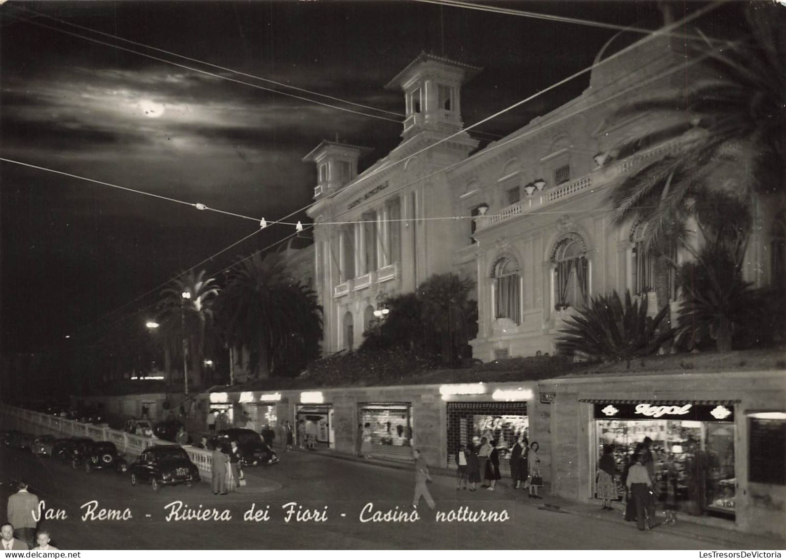 ITALIE - San Remo - Riviera Dei Fiori - Casino Notturno - Carte Postale - San Remo