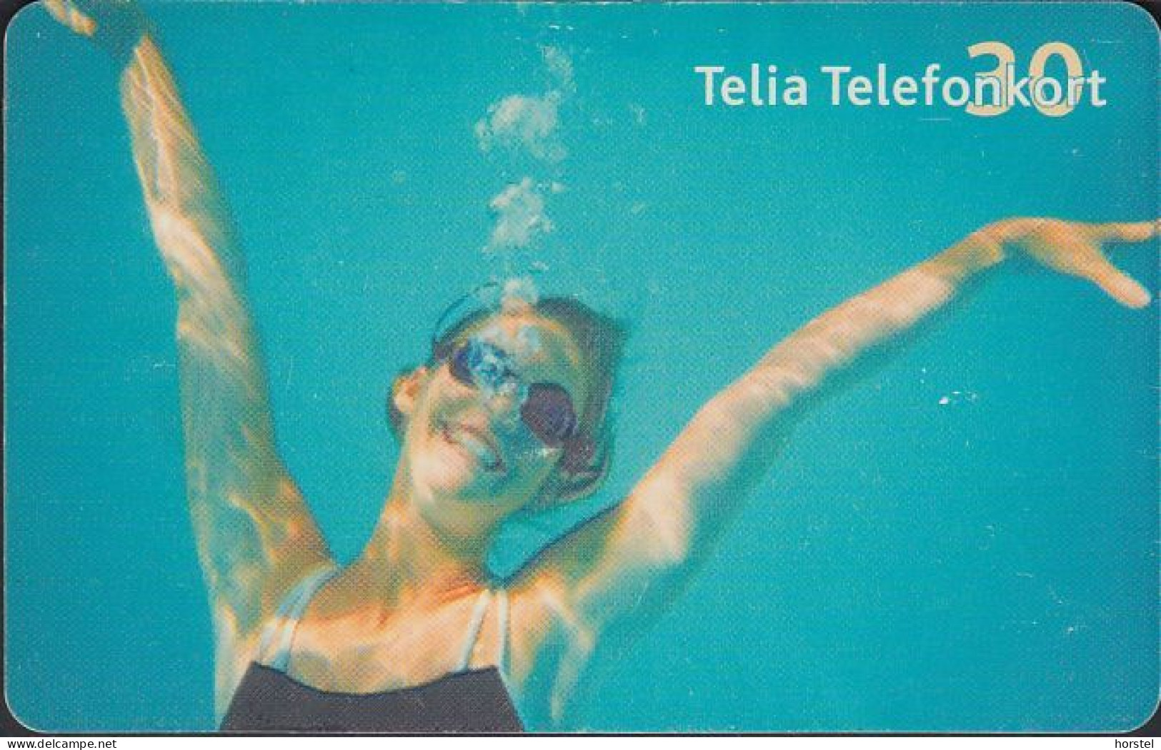 Schweden Chip 353 Diving Girl - Tauchen (60111/430) - Stamped 36250297 - Suecia