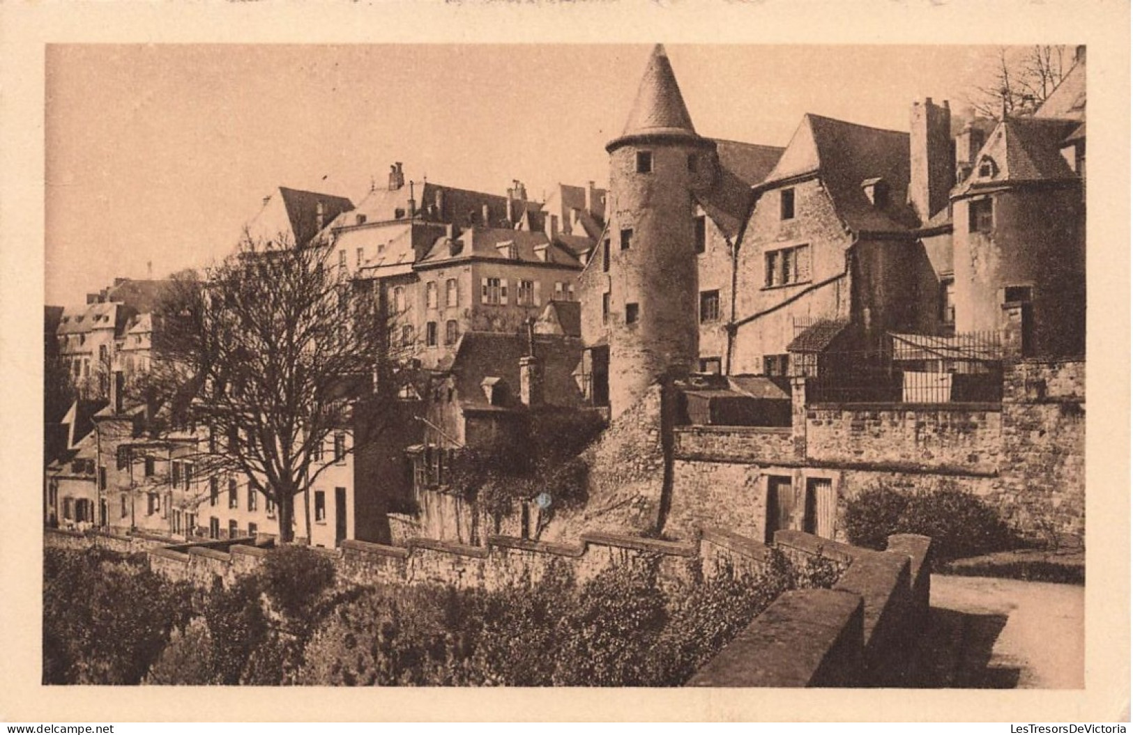 LUXEMBOURG - Sur Les Vieux Remparts Du Chemin De La Corniche - Carte Postale Ancienne - Luxemburg - Town