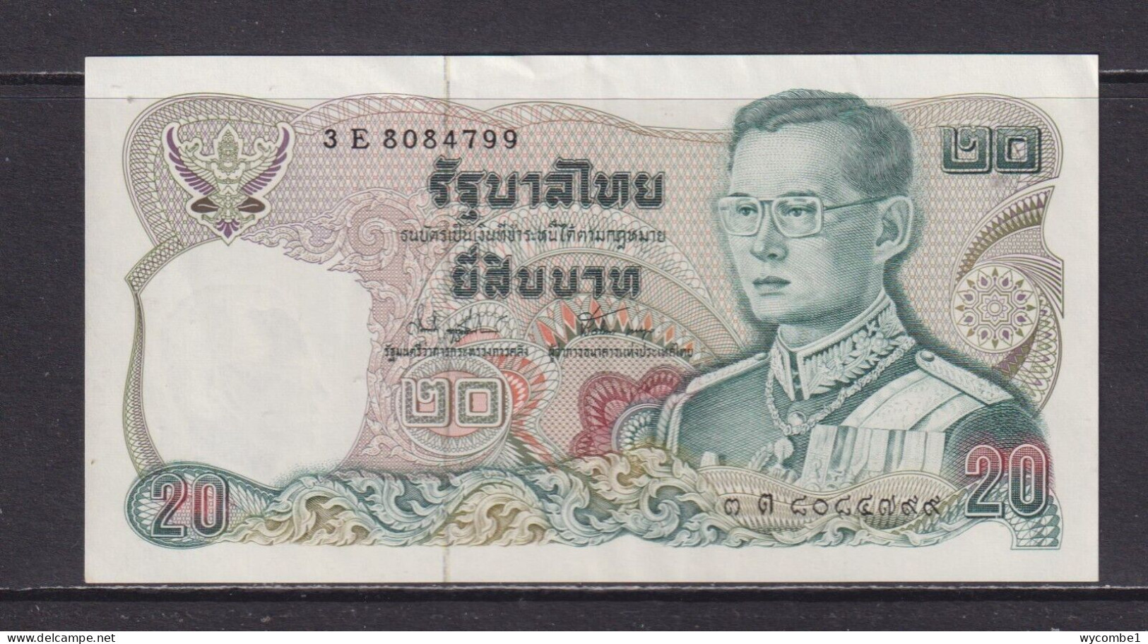 THAILAND - 1981 20 Baht Circulated Banknote - Tailandia