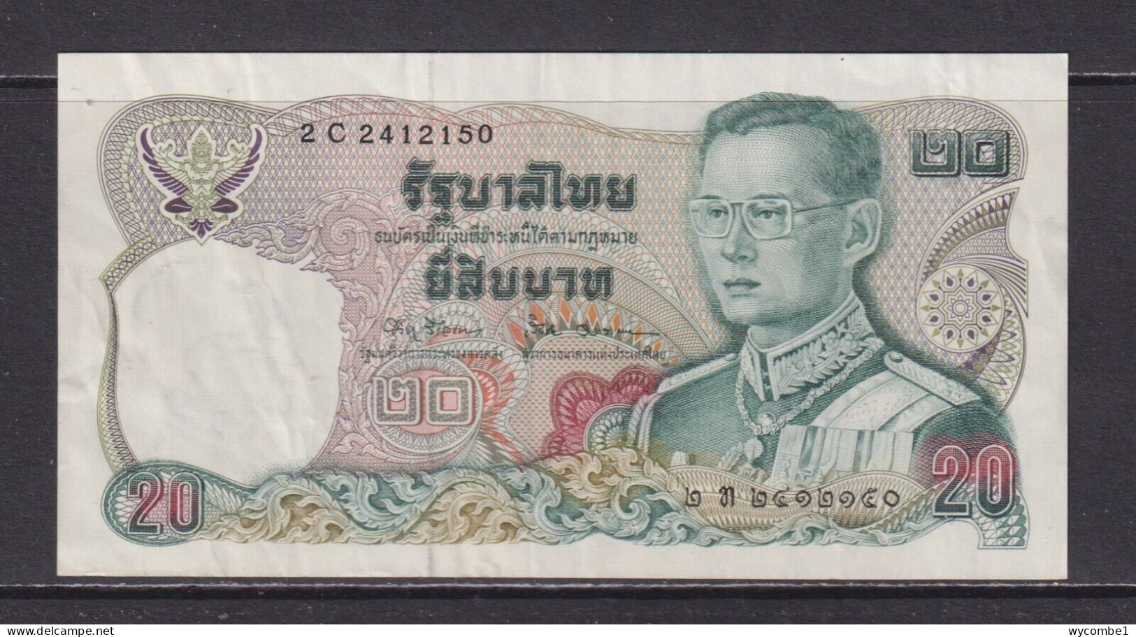 THAILAND - 1981 20 Baht Circulated Banknote - Tailandia