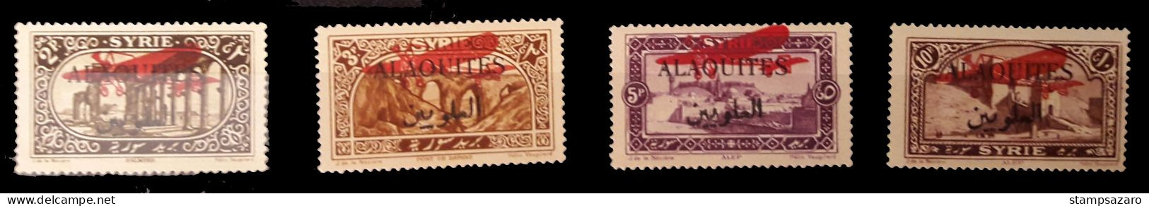 Alaouites , Avion  Set Complete Mint Avec Charniere * - Unused Stamps