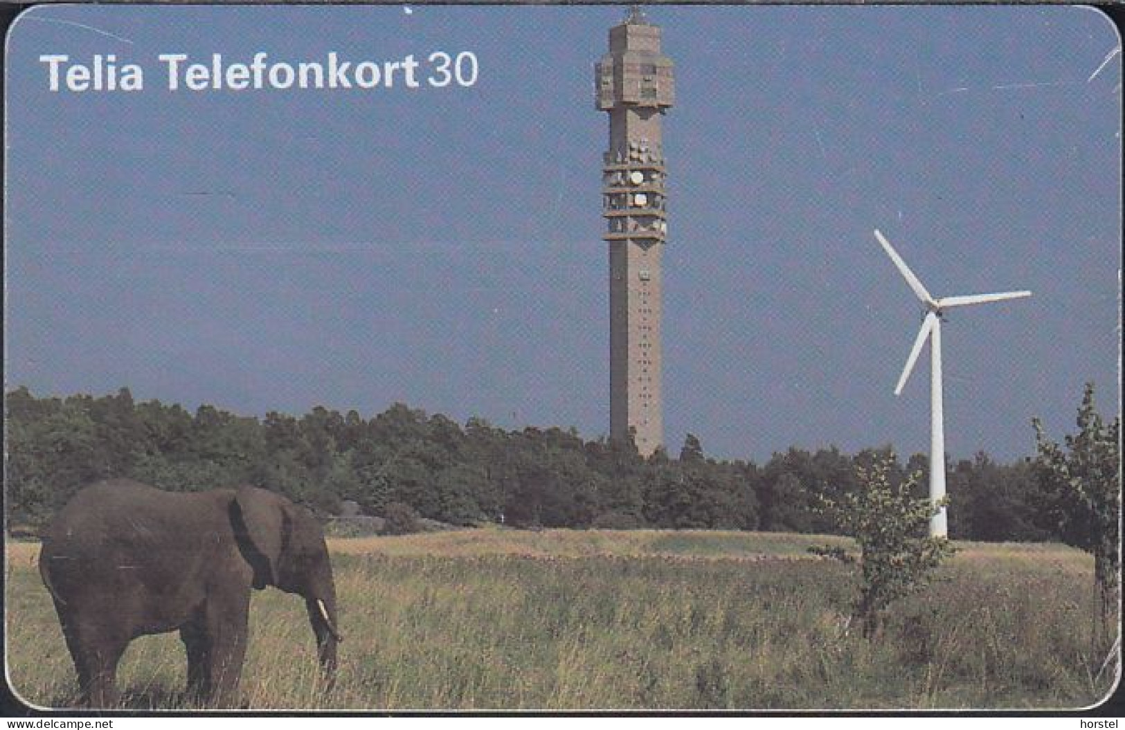 Schweden Chip 184 Elephant At Gardet - Tower (60111/201) 005089816 - Schweden