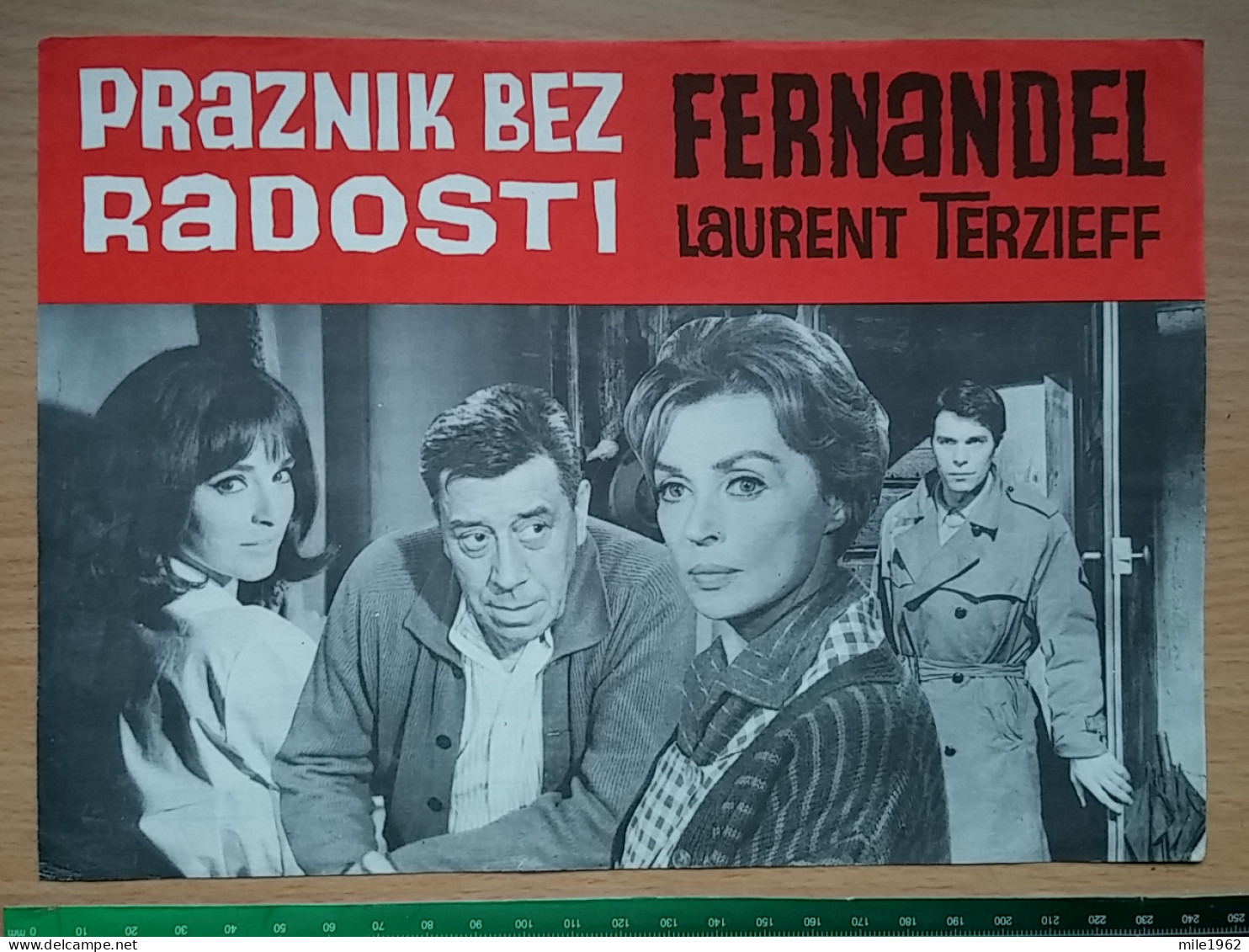 Prog 41 - Father's Trip (1966) -Le Voyage Du Père - Fernandel, Lilli Palmer, Laurent Terzieff Philippe Noiret - Publicité Cinématographique