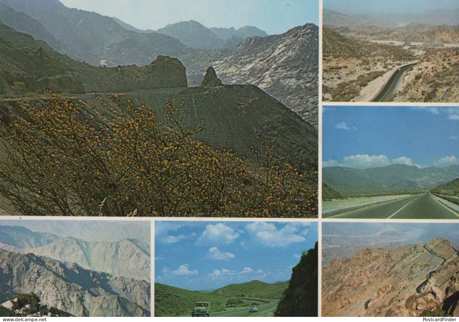 The Road From Taif To Jeddah Saudi Arabia Highway Postcard - Saoedi-Arabië