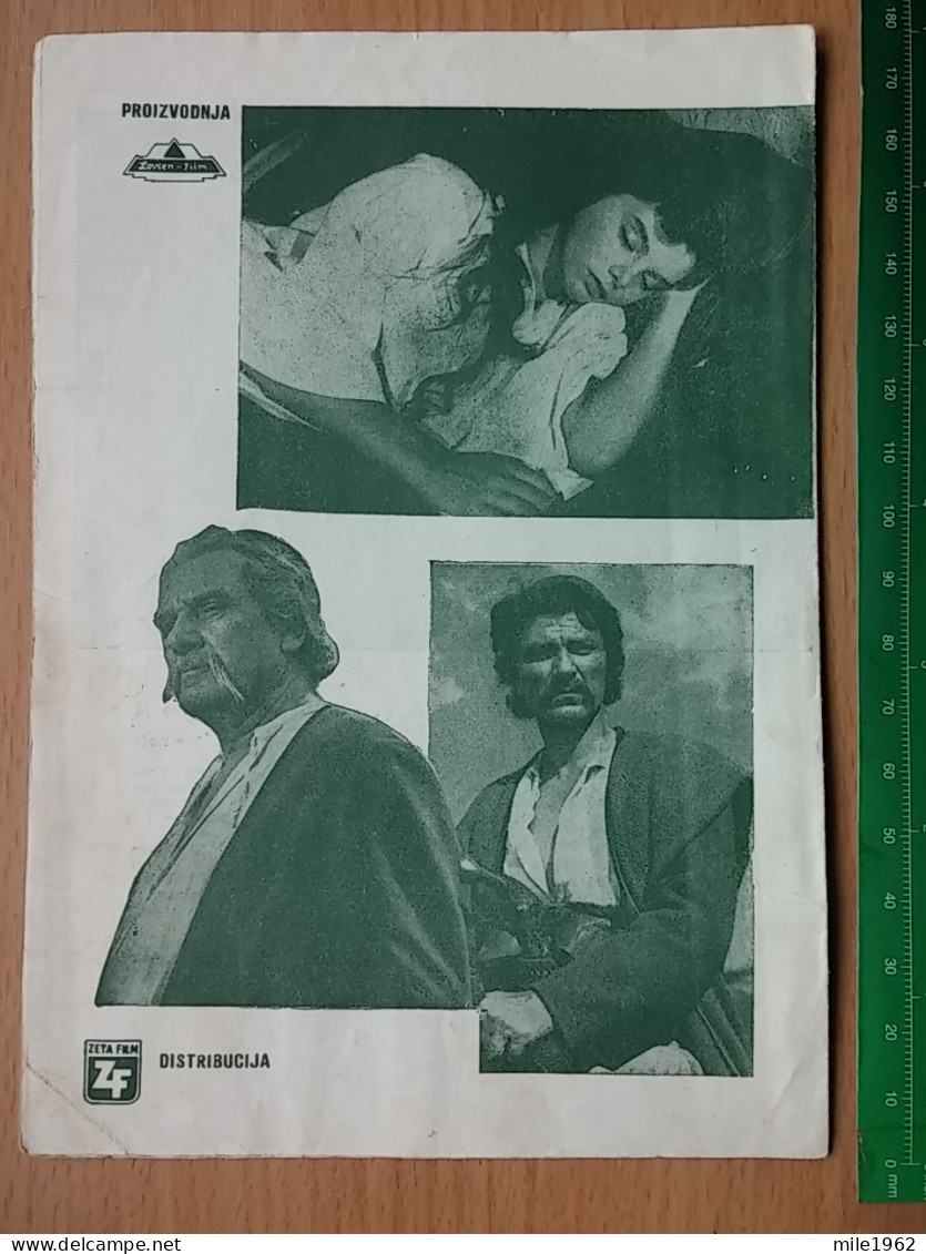 Prog 42 - Krvava Kosulja (1957) - Dusan Bulajic, Marija Crnobori, Ana Nikolic - Publicité Cinématographique