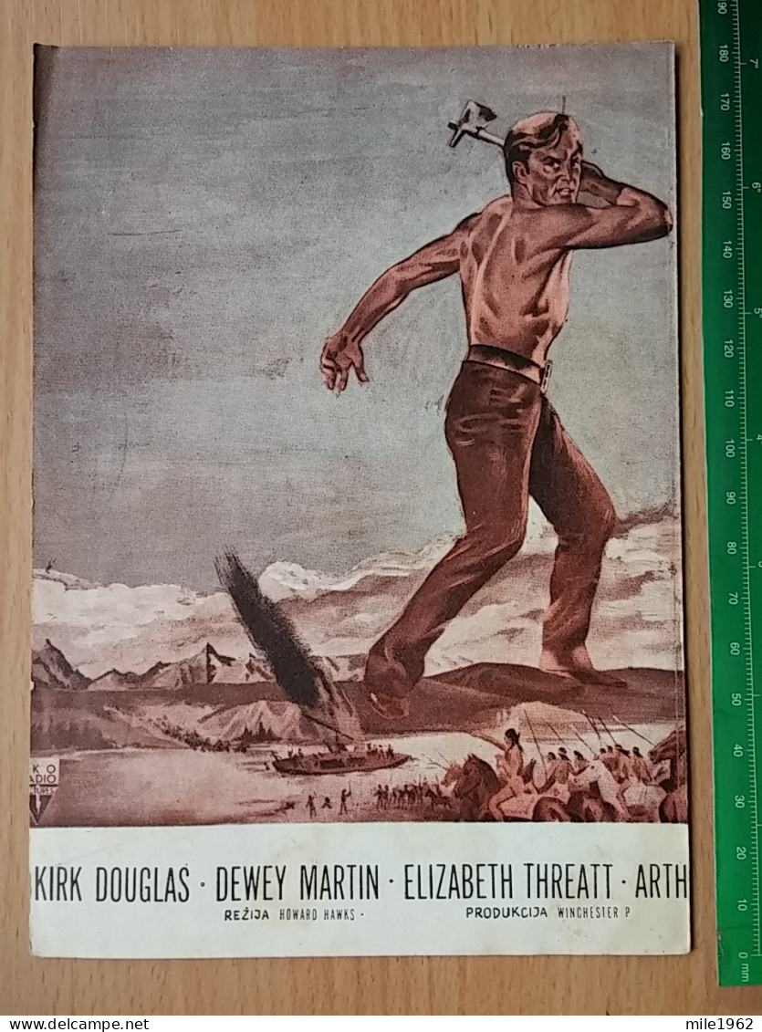 Prog 42 - The Big Sky (1952) - Kirk Douglas, Dewey Martin, Elizabeth Threatt - Publicité Cinématographique