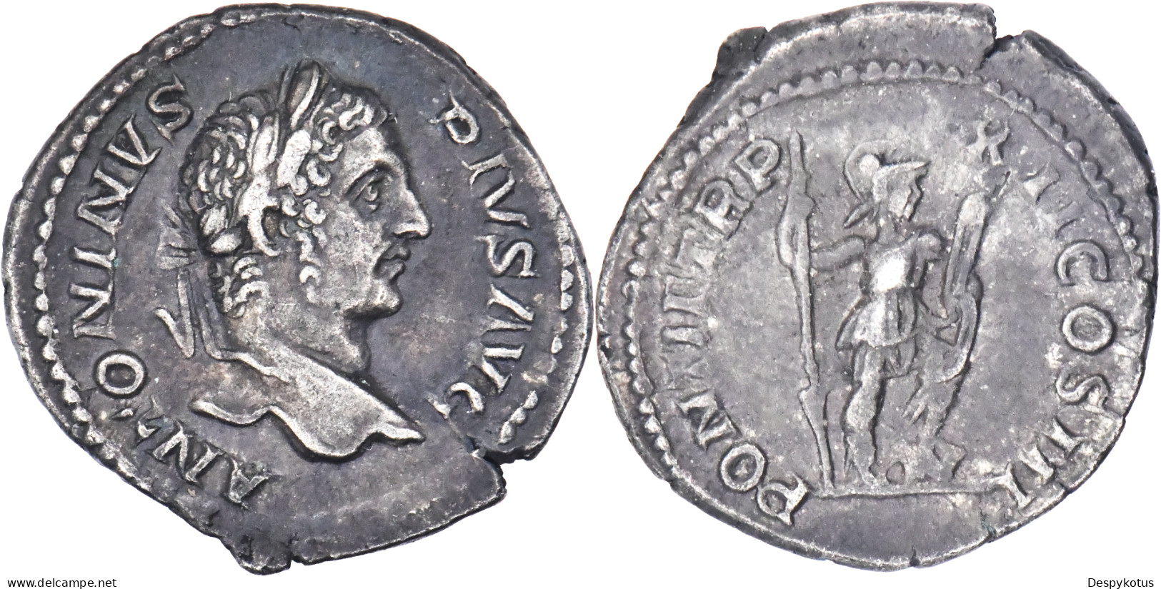 ROME - Denier - CARACALLA - 209 AD - VIRTUS - RIC.112 - 17-308 - The Severans (193 AD To 235 AD)