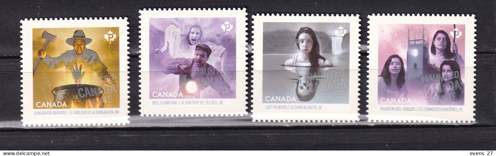 CANADA-2016--HAUNTED CANADA--MNH - Unused Stamps