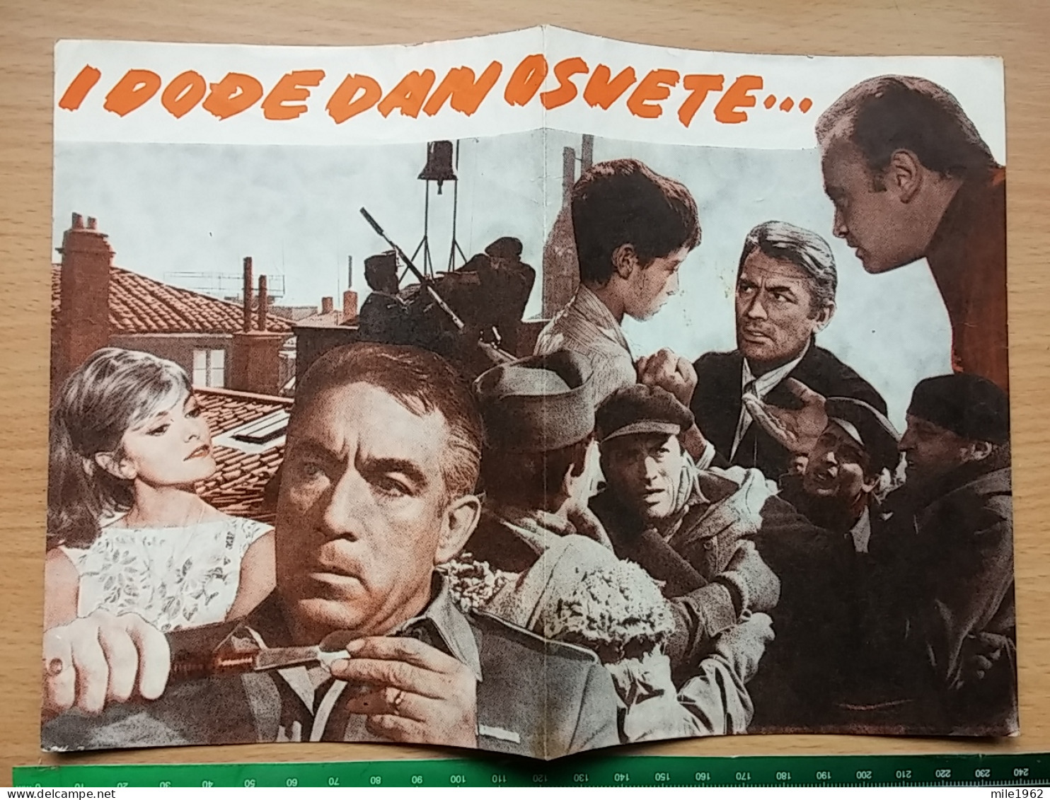 Prog 45 - Behold A Pale Horse (1964) - Gregory Peck, Anthony Quinn, Omar Sharif , Raymond Pellegrin - Publicité Cinématographique