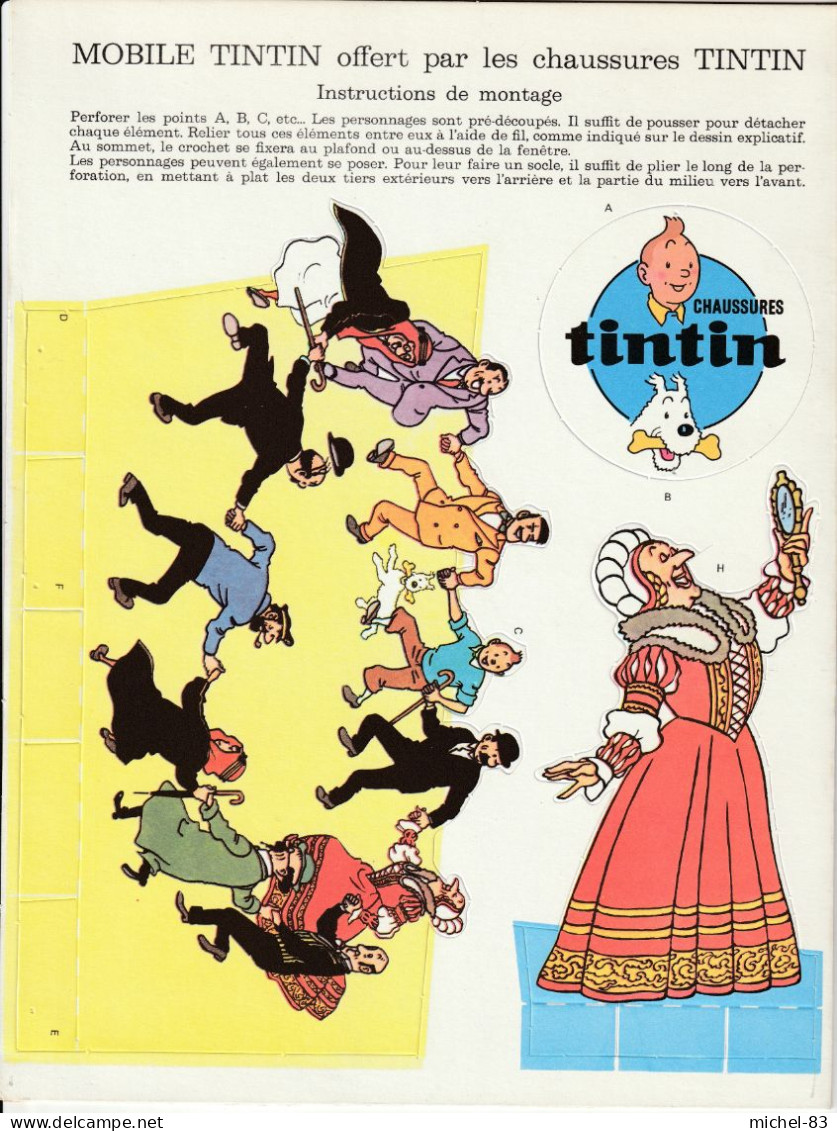 Mobile Tintin - Paperboard Signs