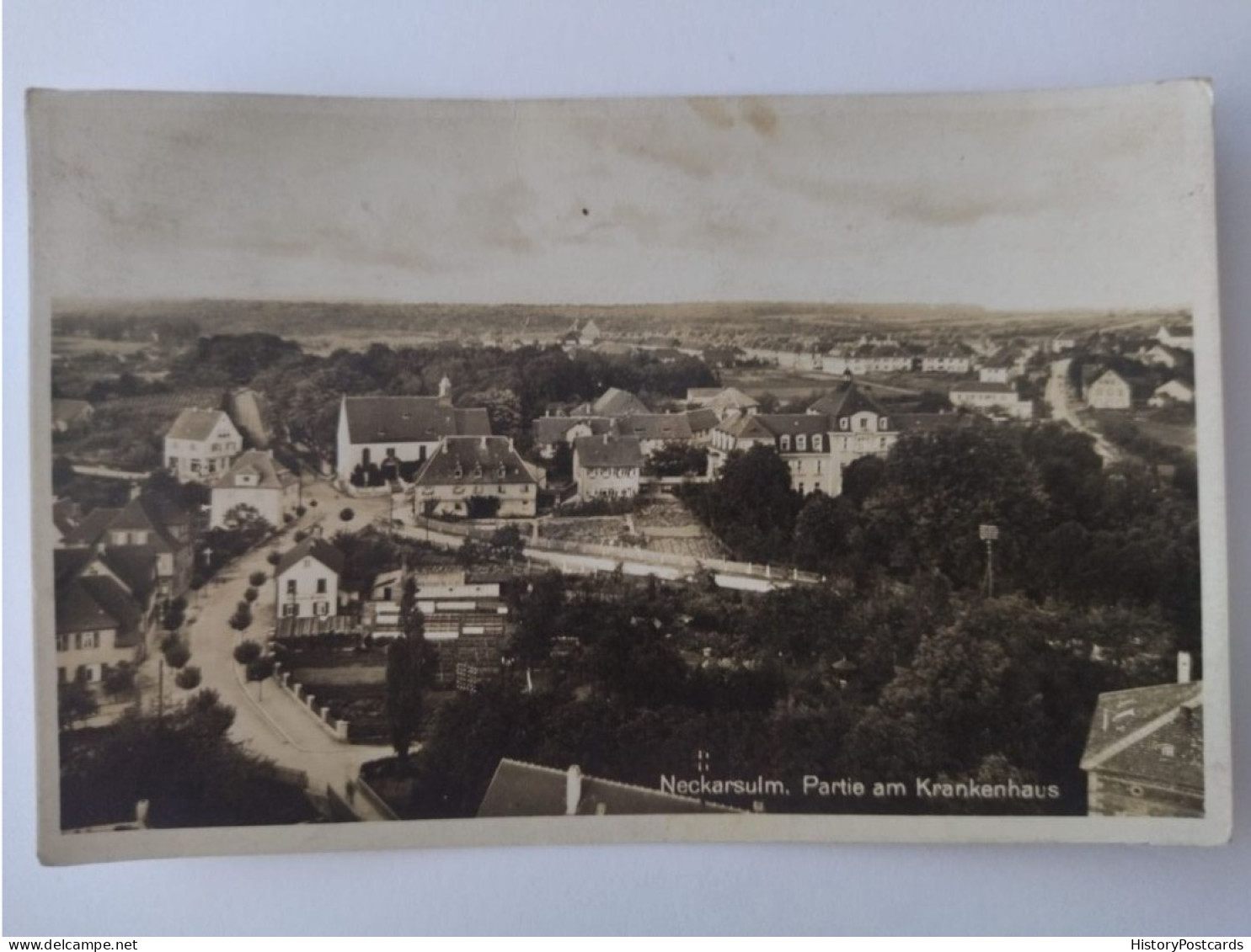 Neckarsulm, Partie Am Krankenhaus, Panorama, 1931 - Bad Saarow