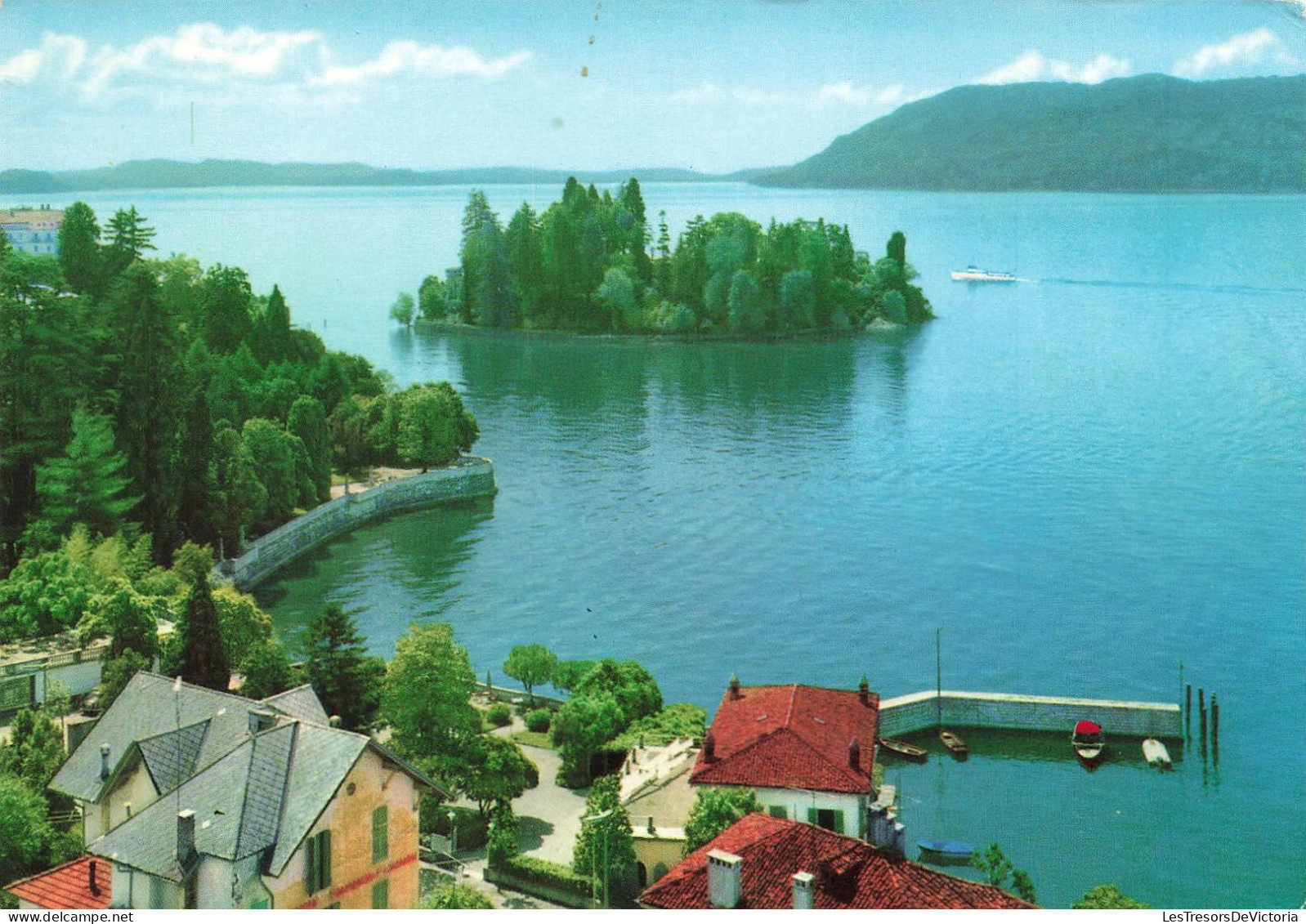SUISSE - Lago Maggiore - Pallanza - Petit Port Et Petite île De Saint Jean - Carte Postale - Andere & Zonder Classificatie