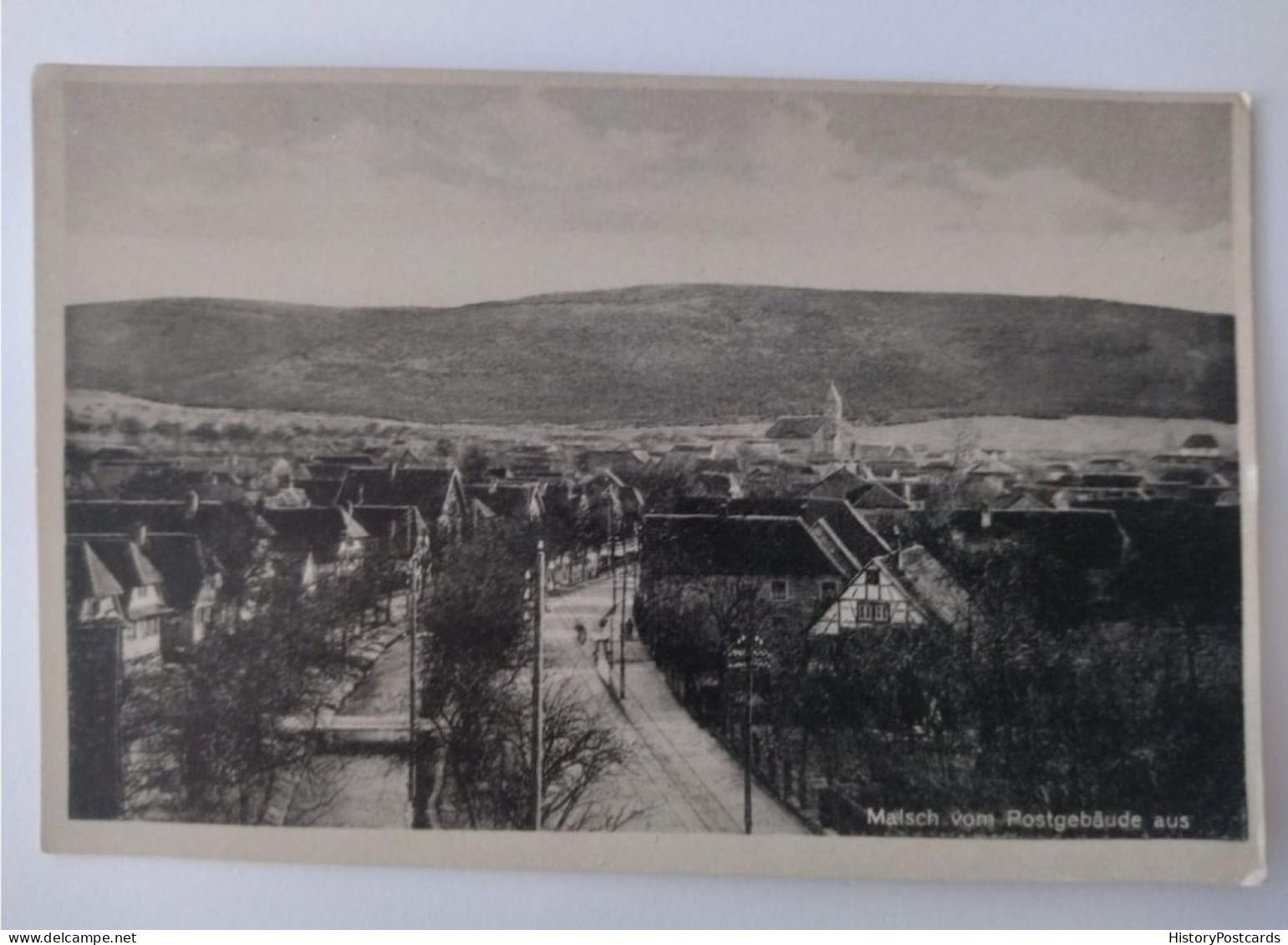 Malsch, Panorama Vom Postgebäude Aus , 1925 - Karlsruhe