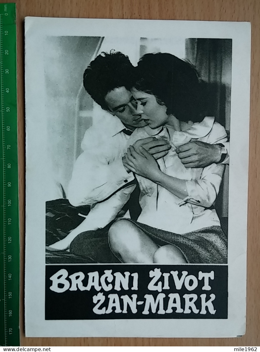 Prog 52 - Anatomy Of A Marriage (1964) -Jean-Marc Ou La Vie Conjugale -Jacques Charrier, Marie-José Nat, Michel Subor - Publicité Cinématographique