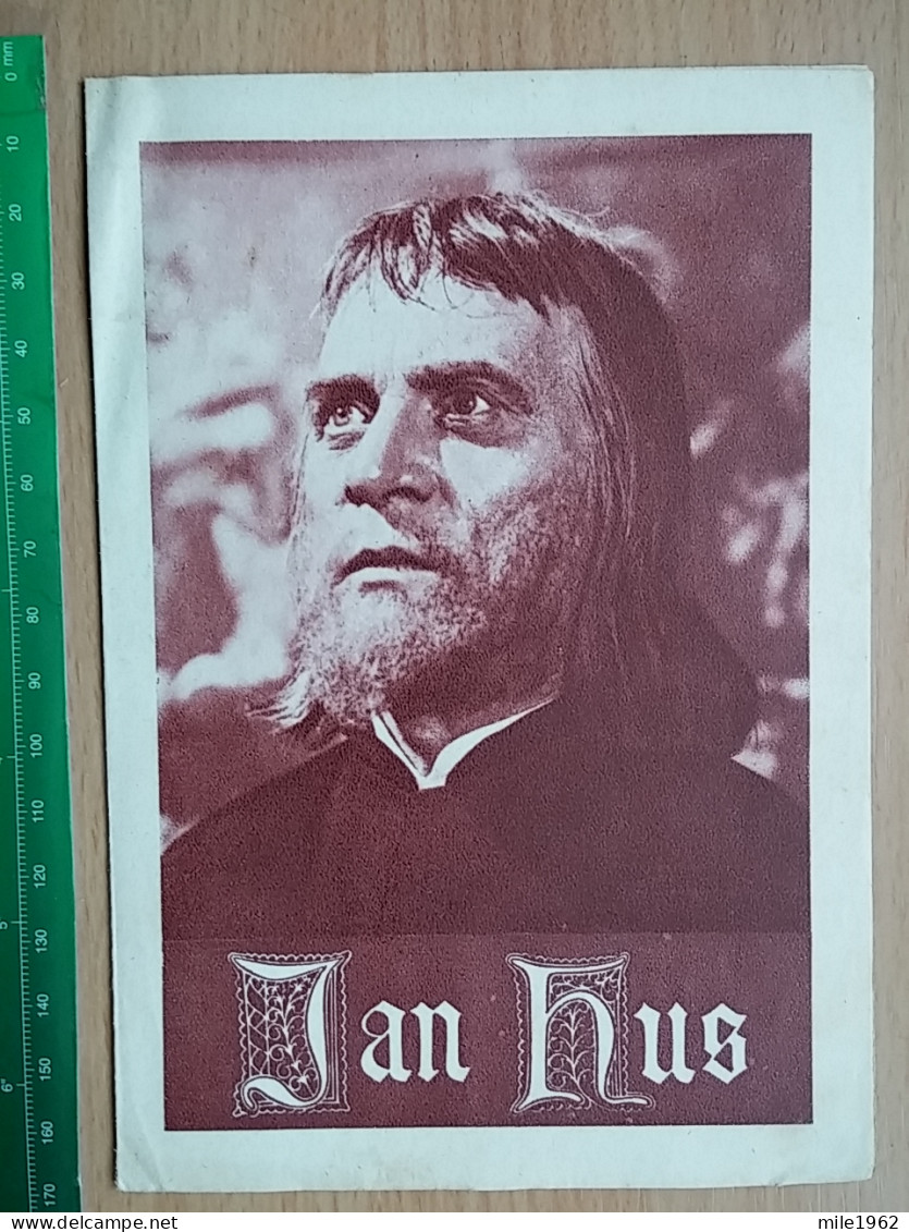 Prog 52 - Jan Hus (1955) - Zdenek Stepánek, Karel Höger, Vlasta Matulová - Publicité Cinématographique