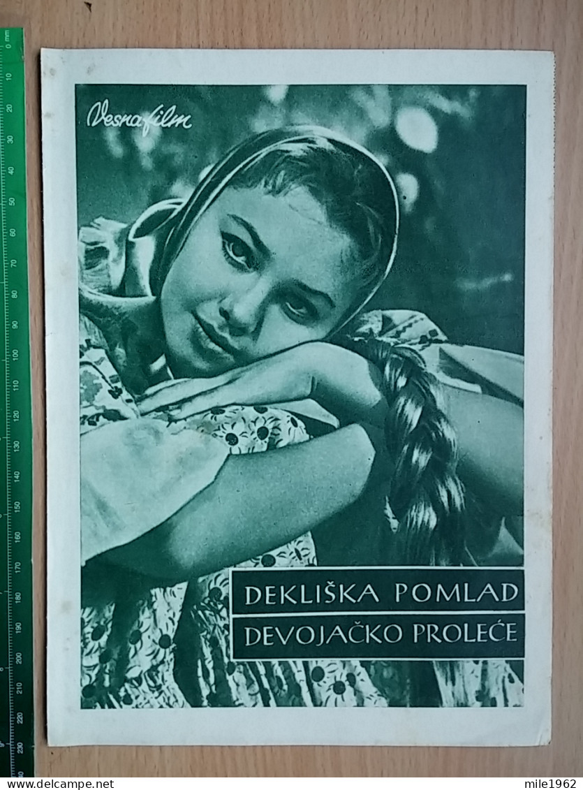 Prog 55 - Devichya Vesna (1960) - Mira Koltsova, Lev Barashkov, Lyusena Ovchinnikova - Publicité Cinématographique