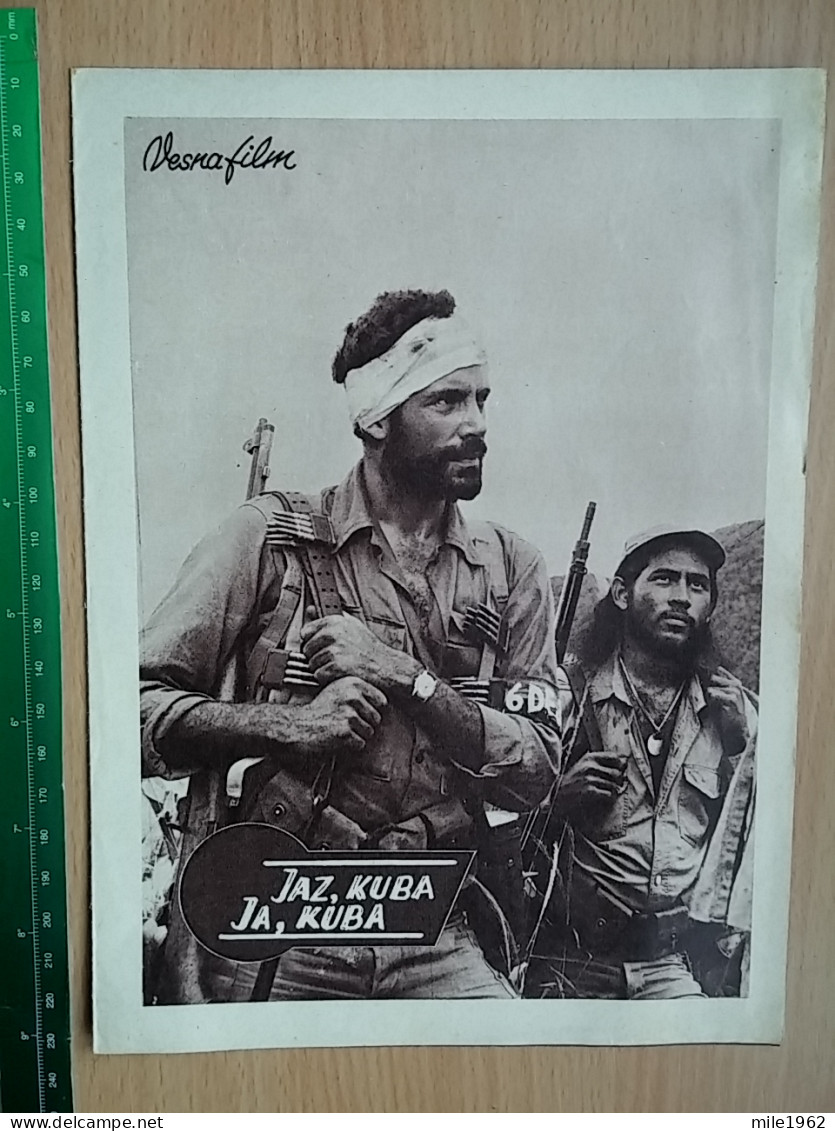 Prog 55 - I Am Cuba (1964) -Soy Cuba - Sergio Corrieri, Salvador Wood, José Gallardo - Publicité Cinématographique