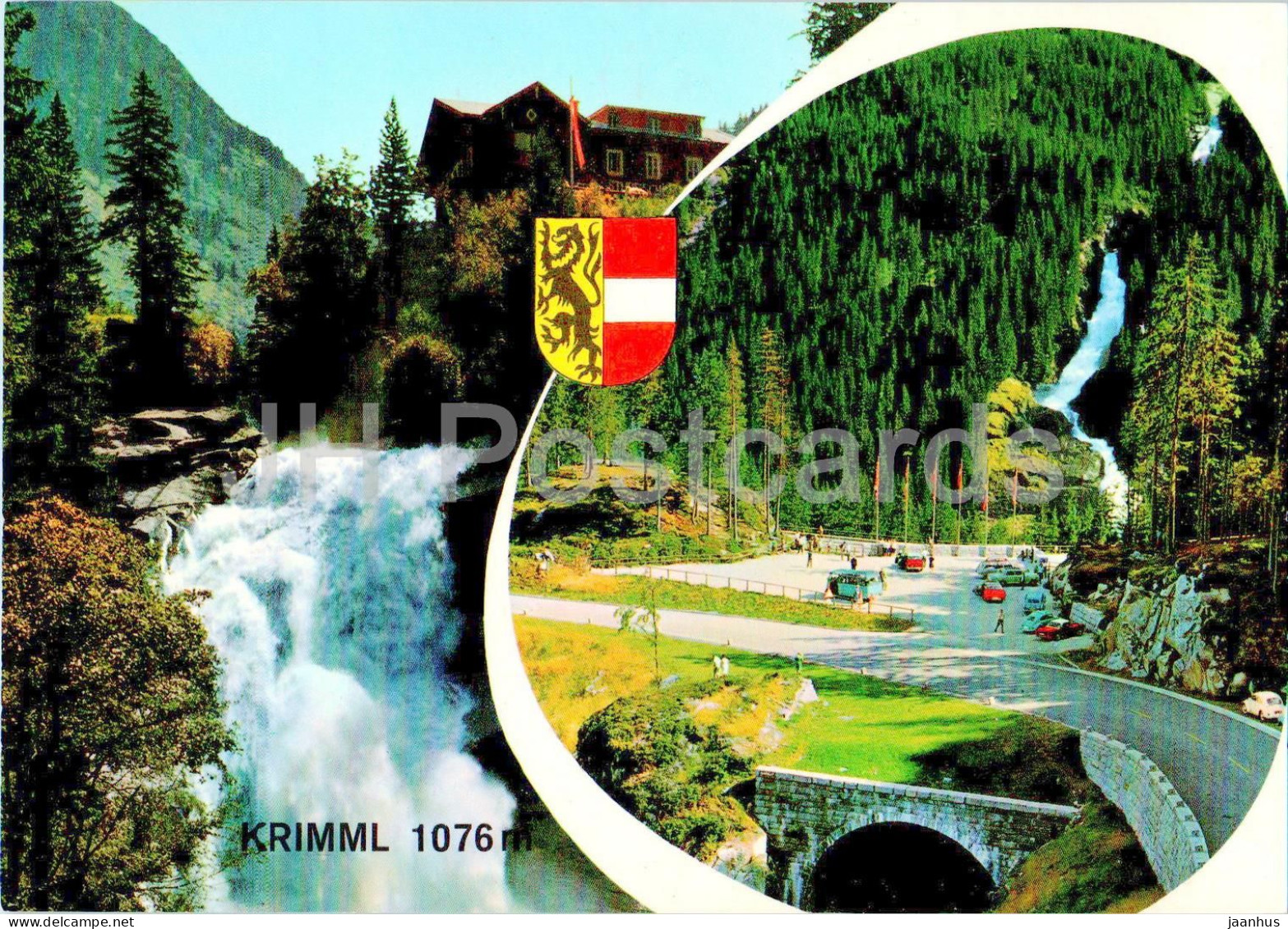 Krimml 1076 M - Alpengasthof Schonangerl - 205 - 1988 - Austria - Used - Krimml