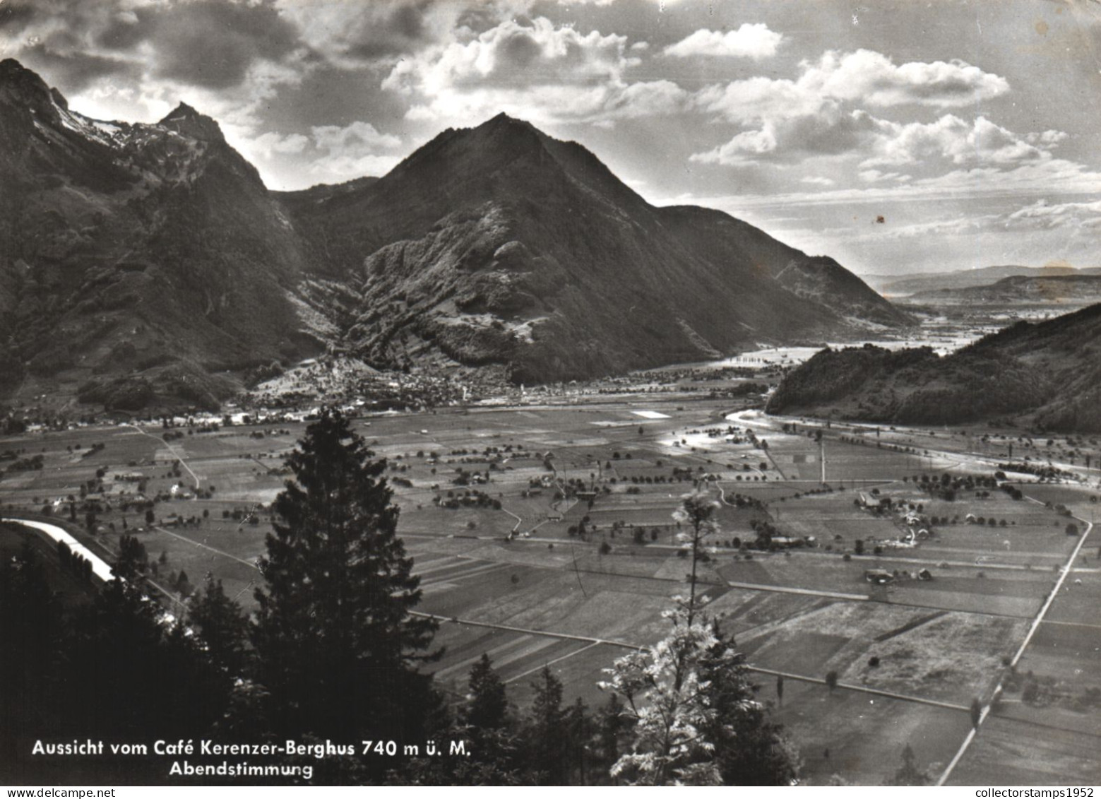 FILZBACH, ARCHITECTURE, MOUNTAIN, PANORAMA, SWITZERLAND, POSTCARD - Filzbach