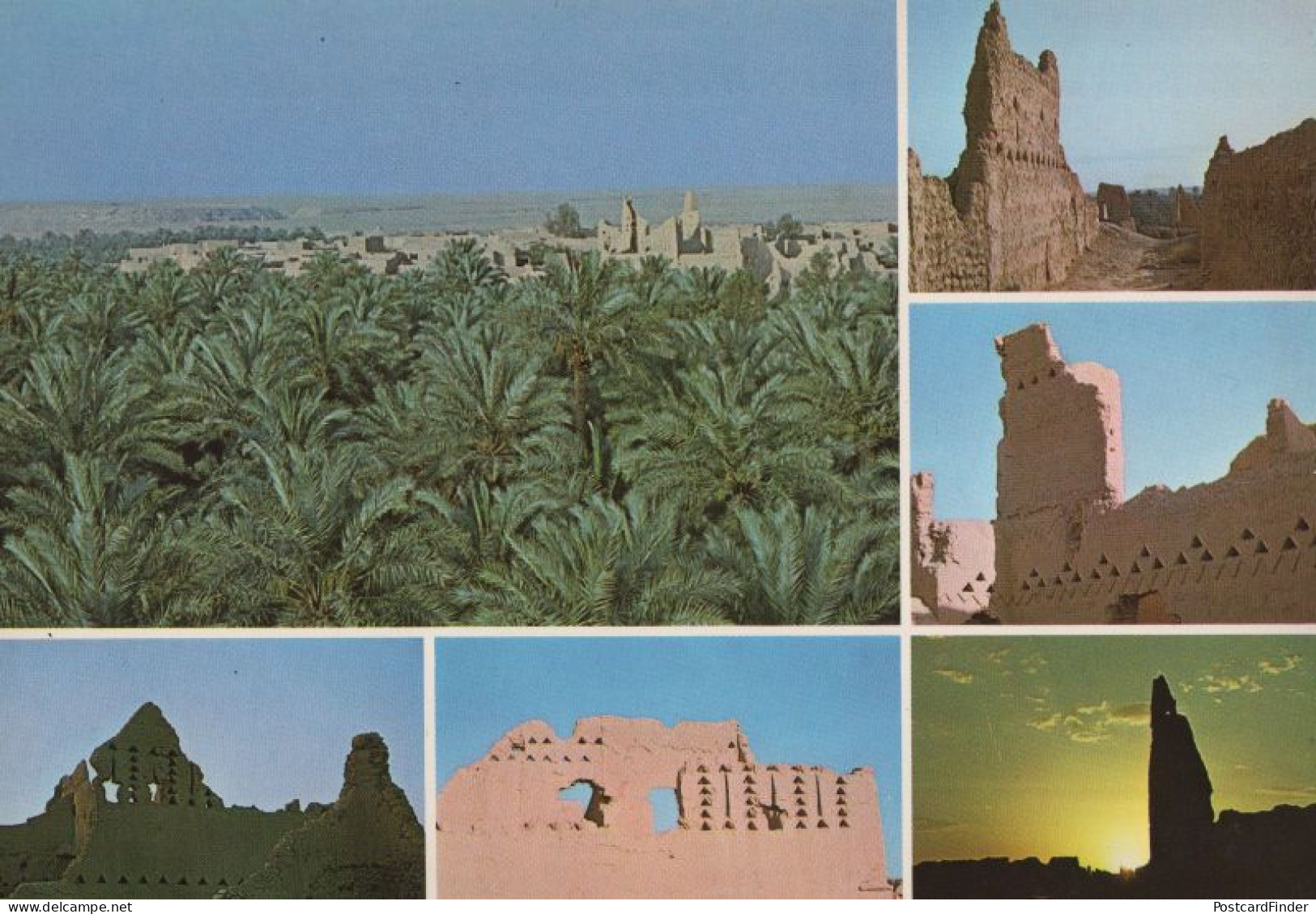 Views Of Diriyah Riyadh Saudi Arabia Aerial Sunset Arabic Postcard - Saudi Arabia