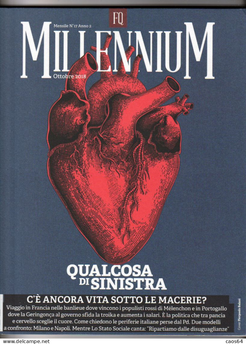 Millenium Qualcosa Di Sinistra N. 17 Ottobre 2018 - Maatschappij, Politiek, Economie