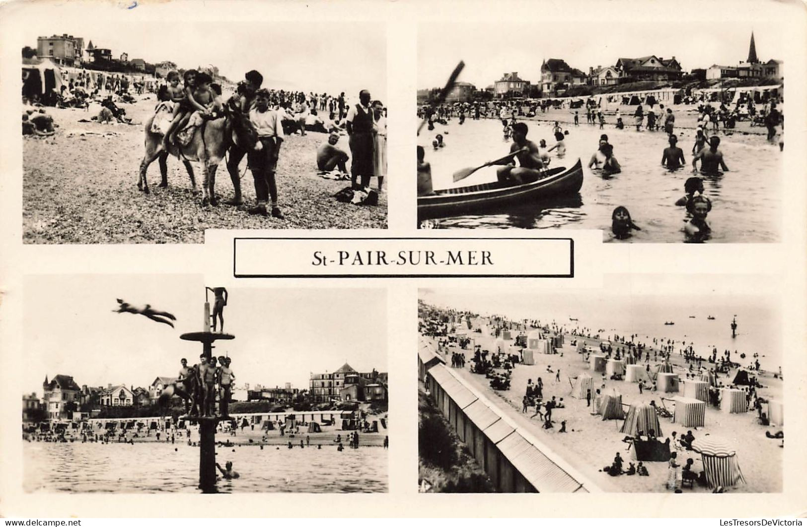 FRANCE - Saint Pair Sur Mer - Multi-vues - Carte Postale Ancienne - Saint Pair Sur Mer