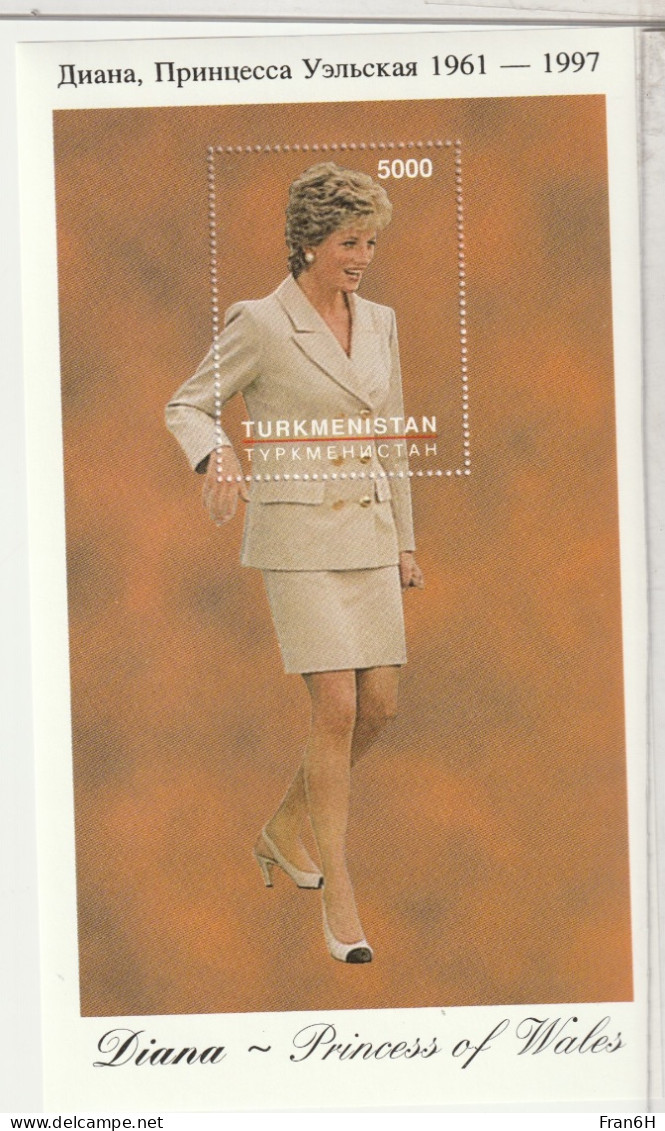 DIANA  - Bloc Neuf ** - MNH - - Familles Royales